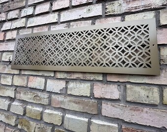 Custom Size Steel HVAC Diffusers - Rear Mounting Handcrafted Metal Air Grilles