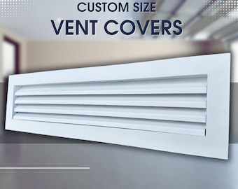 Fully Customizable Ventilation Grilles - Bespoke Metal Air Ventilation Grilles - Custom Size and Color