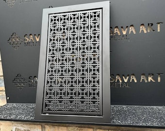 ANY SIZE | Bespoke Decorative metal access panels | Totally customizable | Any pattern, shape & size available