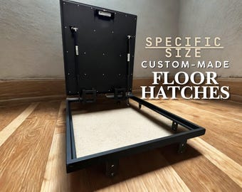 Customized Steel Floor Hatch - Unique Steel Floor Access Door  - Bespoke Design Tailored to Your Space