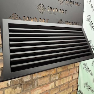 Fully Customizable Ventilation Grilles - Bespoke Metal Air Ventilation Grilles - Custom Size and Color
