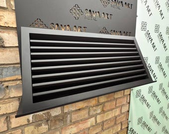 Fully Customizable Ventilation Grilles - Bespoke Metal Air Ventilation Grilles - Custom Size and Color