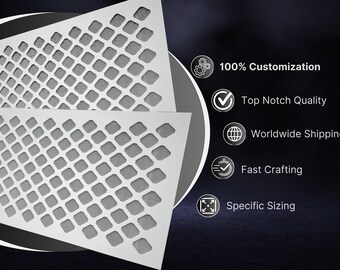 Rear mounting Custom Metal Framed HVAC Diffusers - Custom Size and Design Metal Framed HVAC Grilles