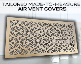Fully Customised Size and Design Rear Mounting Custom Metal Ventilation Covers - Create Your Perfect Look