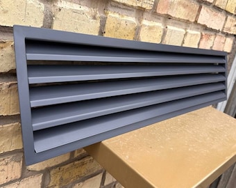 Fully Customizable Ventilation Grilles - Bespoke Metal Air Ventilation Grilles - Custom Size and Color