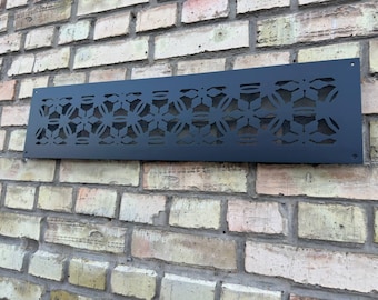 Personalized Metal Air Vent Grille - Custom Drop-in Design