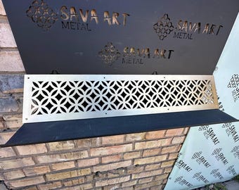 UNLIMITED CUSTOMISATION - Bespoke Flat Ventilation Grilles - Custom Design and Specific Sizing - 1mm thick / 18 gauge steel Air Grilles