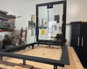 Custom Glass Door Floor Hatch - Handcrafted Access Panel - Custom-Made for Your Home or Office