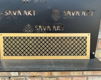 Custom Metal Flat Ventilation Covers 20 gauge Steel - Create Your Perfect Look