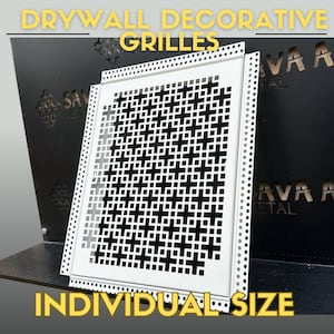 Frameless Drywall return grilles, Bathroom / Ceiling / Walls Air grilles, custom wall vent covers