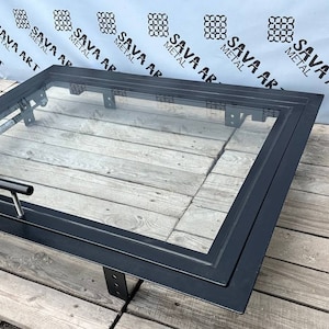 Unique Glass Floor Access Panel - Tailored Design for Your Space - Custom Glass Floor Hatch - Precision-Made for Refined Interiors