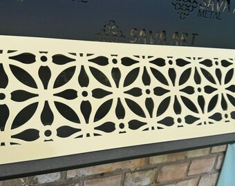 Tailored Metal Flat Floor Grates - Handcrafted Metal Flat Metal Floor Vent Covers - Any Size and Design Available