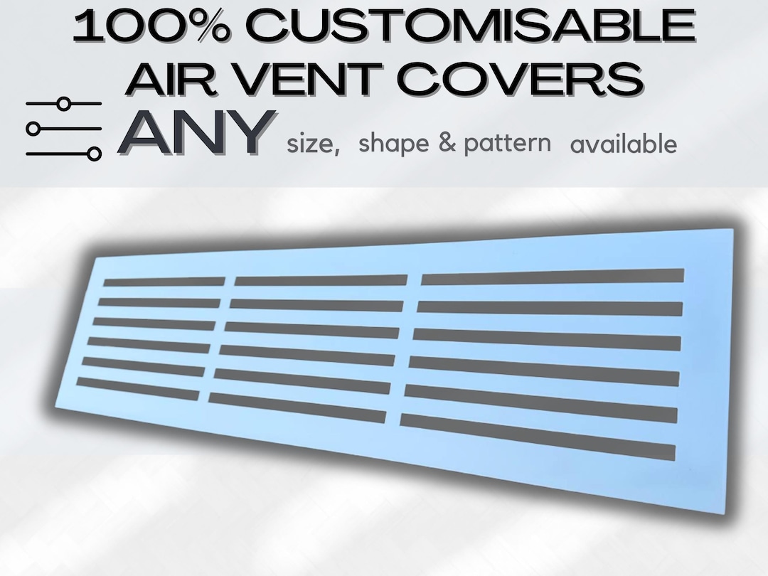 Fully Custom Air Vent Grilles With Back Frame 1mm Thick Steel - Design ...