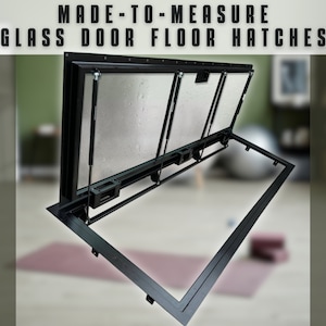21 x 68 in. Glass Door Floor Hatch - Crafted to Fit Your Specific Requirements - Customized Access Panel with Precision - 1mm accuracy