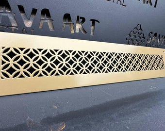 Custom Metal Framed HVAC Diffusers - Made-to-Order Metal Framed Air Vent Covers - Personalized Metal Framed Air Passage Grates
