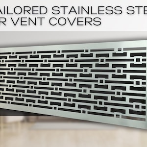 Individual Size & Design Stainless steel Ventilation Covers, Air Registers, Bespoke Vents, Registers, HVAC Air Grates