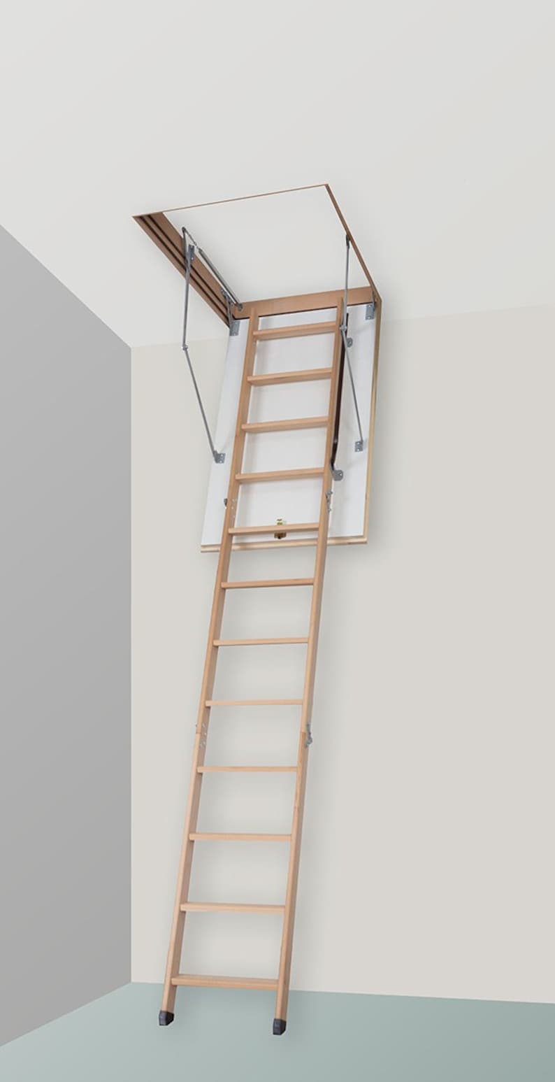 ANY SIZE Custom Attic Pull-down Stairs/ladders, Access Stairs, Folding ...