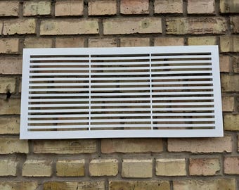 Custom Metal Ventilation Grilles – Rear Perforation, Bespoke Air Vent Covers (1mm Steel)