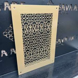 Unique Metal Rear Frame Air Vent Screens Personalized Metal Framed Air ...