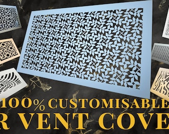 Unique Flat Ventilation Grilles - Custom-Made Flat Vent Covers - Custom Flat Air Flow Panels