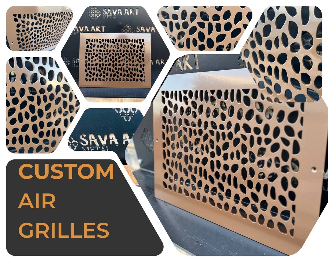 Tailored Metal Framed Air Diffusers Unique Metal Framed HVAC Grilles ...