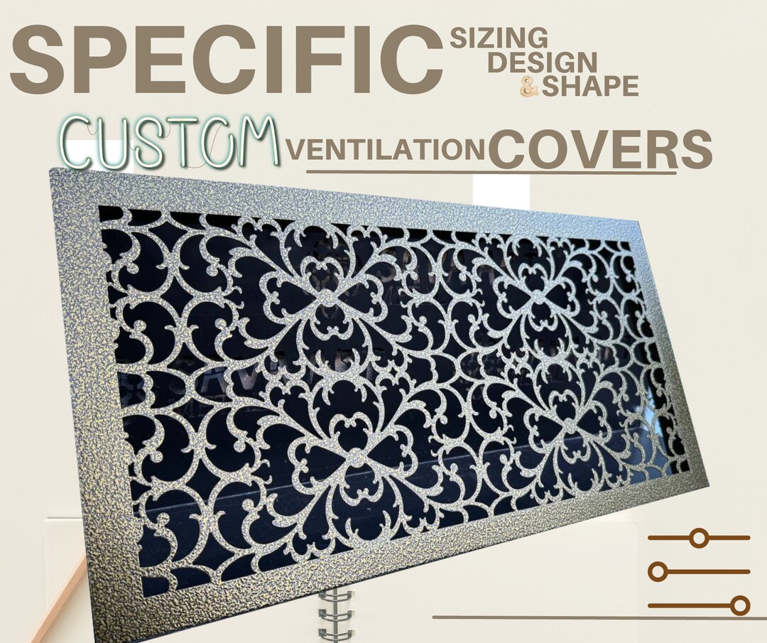 Custom Metal Framed Air Vent Grilles - Bespoke Metal Framed HVAC ...