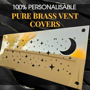 Fully customized PURE BRASS Air Grilles, Custom Vent Covers, Air Registersl, Air diffusers, Ventilation Grilles