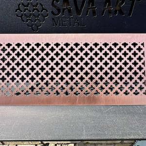 ANY SIZE and DESIGN Solid Copper Vent Covers \ Grilles \ Screens \ Grates | 100% Design and Size Customisation