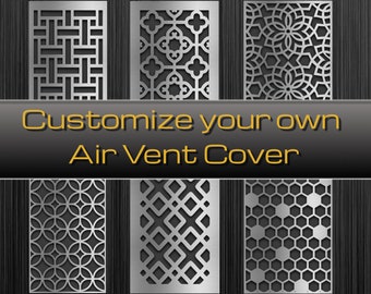 Made-to-Order Air Vent Grilles - Design Your Dream Ventilation Solution. Any Size, Color and Design available