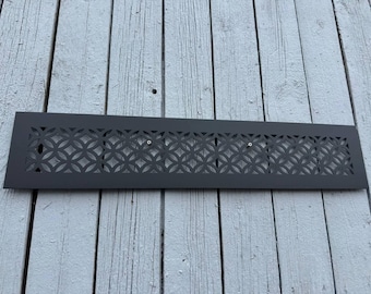 Custom Metal Ventilation Grilles – Rear Perforation, Bespoke Air Vent Covers (1mm Steel)