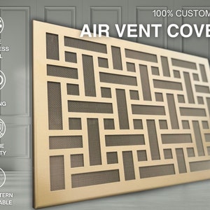 Custom-made Ventilation Grilles, Bespoke Air Registers, Personalised Vent Covers, HVAC Air Grates