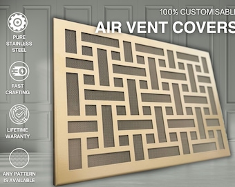 Custom-made Ventilation Grilles, Bespoke Air Registers, Personalised Vent Covers, HVAC Air Grates