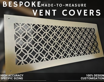 UNLIMITED CUSTOMISATION 18-gauge Steel Vent Covers - Create Your Perfect Look - Full customization