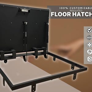 Tailored Steel Floor Access Door - Custom-Made to Enhance Your Space - Tailored Steel Floor Hatch - ANY SIZE & COLOR Available