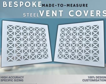Tailored Air Vent Covers with Back Frame and rear mesh- Handcrafted Air Vent Covers - Personalize Every Detail