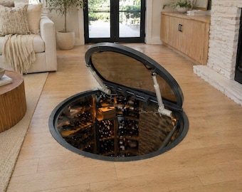 Round Access Panel: Custom Sizes - Floor Trapdoor or Service Hatch