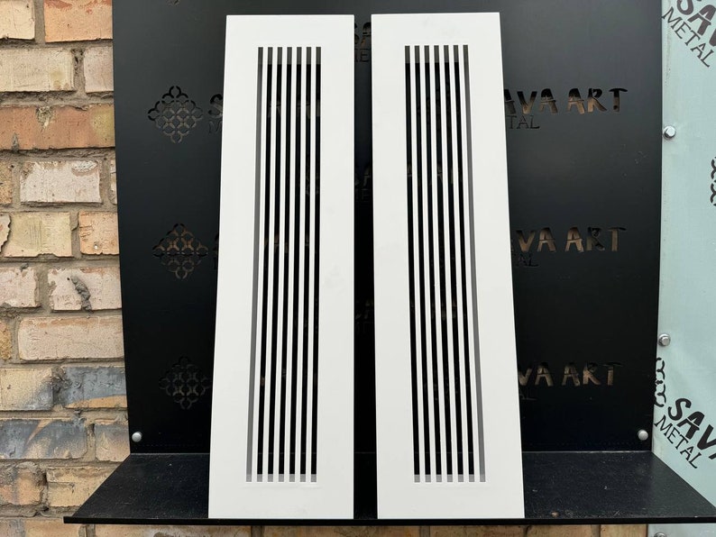 Fully Custom Air Vent Grilles With Back Frame 1mm Thick Steel - Design ...