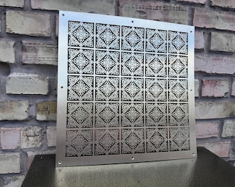 Fully customized PURE BRASS Air Grilles, Custom Vent Covers, Air Registers, Ventilation Grilles | | Max Width/Length - 50 x 80 in.