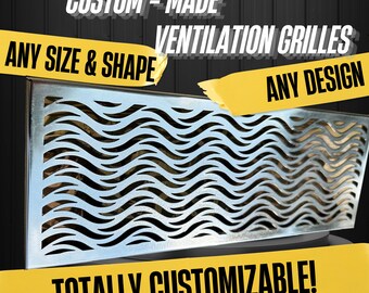 Individual Size & Design Stainless steel Ventilation Grilles, Air Registers, Vent Covers, Registers, HVAC Air Grates