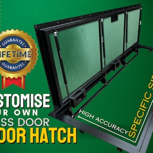 Kundenspezifische Glasboden Access Panel - Personalisiertes Design für moderne Häuser - Maßgeschneiderte Glasboden Tür - Maßgeschneidert für stilvolle Innenräume