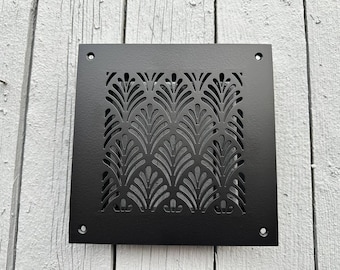 Tailored Metal Vent Covers - Personalized Steel Rear Flange Air Passage Grilles - Max Width/Length - 60 x 80 inches
