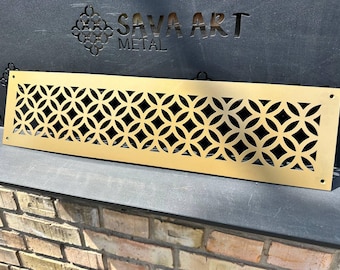 UNLIMITED CUSTOMISATION | Custom Metal Flat Ventilation Covers 20 gauge Steel - Create Your Perfect Look