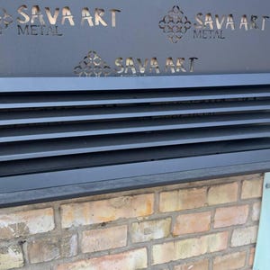 Fully Customizable Ventilation Grilles - Bespoke Metal Air Ventilation Grilles - Custom Size and Color