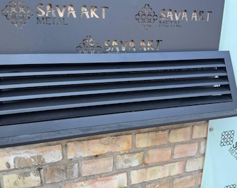 Fully Customizable Ventilation Grilles - Bespoke Metal Air Ventilation Grilles - Custom Size and Color