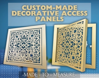 ANY SIZE and shape Metal Access Panels  with Hinges and Latches | Made from Steel, Stainless steel, Copper, Brass