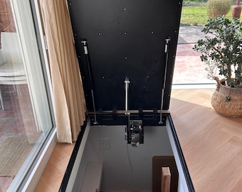 Custom Metal Trapdoor with Electric Lifter | Service Hatch, Custom Size, Made-to-Order
