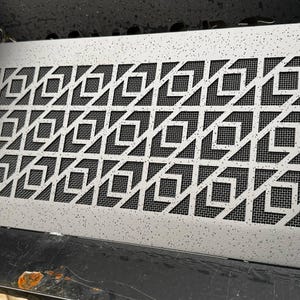 Custom-made Ventilation Grilles with Rear Flange, Bespoke Air Grilles, Vent Covers, HVAC Air Grates