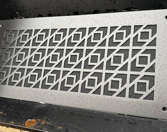 Custom-made Ventilation Grilles with Rear Flange, Bespoke Air Grilles, Vent Covers, HVAC Air Grates