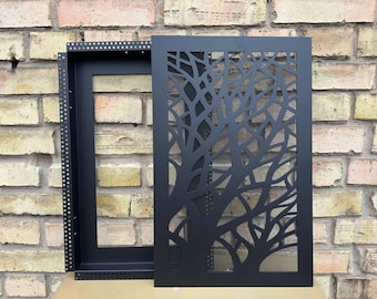 100% Customisable Floor Return Air Grille | Filter box + 3 mm thick front screen