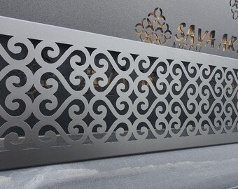 Rear Flange Tailored Air Vent Covers with Back Frame - Choose Your Style. 20 Gauge Steel / 1mm thick piece